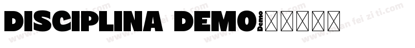 DISCIPLINA DEMO字体转换